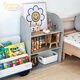 OUOETYTEAMSON FENDUO QI Baby Bookshelf Librería de estantería para el gabinete de juguete para niños Muebles de jardín de jardín de jardín de jardín de jardín de jardín de jardín de jardín W-7500A