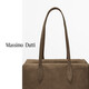 Massimo Dutti Summer New Product 2025 Women's Accessories Casual Simple Suede Postal Package 06946605 Light Brown
