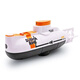 Kindermini -Fernbedienungs -U -Boot Unterwasser -Atom -U -Boot -U -Boot -Yacht -Fischtank spielen im Wasserbad Elektrische Simulationsmodell Spielzeugboot Sechs Kanal [Blue] Fernbedienungs -U -Boot [Unterwasser [Garantie] Konfiguration