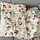 
Long Night Crayon Shin-Shin-Sun pajamas Crayon Shin-Shin-Sun pajamas Women's Summer 2025 New Pure Cotton Gauze Short Sleeve Cute Internet Celebrity Yunduo Cotton-J9901# Paradise Puppy Three-Piece Set M [Suggested 75-100Jin [Jin equals 0.5 kg]]