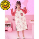 G.DUCKKIDS children's nightgown spring and autumn pure cotton thin girl pajamas long sleeve princess style cute kids and baby home clothes skirt 1517# [pure cotton] 110 8 size 90-110cm3-4 years old