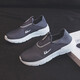 Huili senior shoes men's shoes comfortable middle-aged and elderly casual shoes dad shoes breathable mother shoes KGH1477 black gray 42