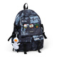 Viney sac à dos masculin Junior High School High School College Student Schoolbag Sac à dos de voyage de voyage léger Sac de voyage
