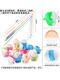 Happy Yun Children's Toy Fishing Rod Magnetic Fish Accessories Set Baby Puzzle Electric Rotary Kids Fishing Toys Children 4 Magnet Fishing Rods