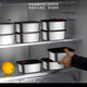 Caja de alimentos suplementarios de bebé acero inoxidable antiadherente Caja de almacenamiento de alimentos suplementarios de alimentos para niños Homema
