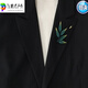 EOEP Little Champion Bambus Temperament Herren- und Frauenanzug Shirt Einfacher Bodkasten -Pin -Kragen Pin Accessoires Brosche Brosche