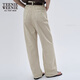 Teenie Weenie Bear Damenbekleidung 2025 Sommer neu einfache lose geradlinige Hosen Retro modische Jeans hellgrau M.