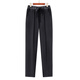 
No Yinji NOTITLE men's pants loose small feet harem pants large size custom silk skating silk drooping trousers sports trendy men's casual pants thin black K003 L