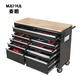 Ji Litian Maiha European and American new heavy-duty tool box workshop auto repair maintenance multi-function trolley 46-inch mobile workbench 1170*462*943-5 pumps