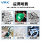 VRK wool grinding head polishing cylindrical handle 3mm*10mm set mirror polishing jade metal grinding head wool wheel polishing 12 pieces/pack