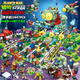Plants vs. Zombies full set of toys Chinese building blocks blind box assembled dinosaur farm men and women gifts Crazy swimming pool backyard party battle 1105 pieces