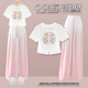Set de style national des filles Qili Miao 2025 Nouveaux enfants à manches courtes chinoises chinoises