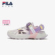 Fila Fila Children's Shoes Sandals 2025 Summer New Antibacterial Anti-Slip Outdoor River Tracing Shoes for Men and Women Adults Lavender/Mist Powder-OT 34