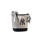 Meike béisbol (MLB) [Bolsa personalizada] New York Yankees Flower Shadow Silk Flores de algodón de algodón Bolso de algodón Men Black Gray