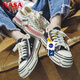NASA XVVX2025 NEUER LOARK SIZE BEGEGAR DICKSOLED COREAN VERSUCHUNG LANVAS SHOUS FÜR DIE UNTERSATILE CASISISCHE SPORT SPORT SHORT SHOUS Trend Black 36
