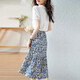 Olj Light Luxury Brand Dress for Women 2025 Summer Nuevo temperamento casual francés falda de dos piezas White S