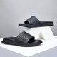 DIFANPU International Luxury Brand Herrenschuhe High-End Herren-Gelegenheitsschuhe komfortable, atmungsaktive Sandalen modische und vielseitige One-Slipper Black [Brand Gift Box] 40