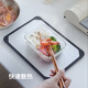 Shuangshan Aluminum Alloy Thawing Plate Steak Seafood Kitchen Thawing Ice Artifact Household Fast Cooling Plate Thermal Disk Fast Heat Dissipation - Length 29.5* Width 20.8* Thickness 0.3cm