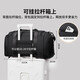 回力（Warrior）旅行包男女大容量出差旅游多功能手提斜挎双肩行李包运动健身背包 黑色【适合3-7天出行】