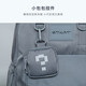 COW backpack men's junior high school and high school college student bag large capacity business commuter backpack light casual bag ink blue gray