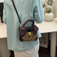 Kangaroo kleine Tasche Frauen 2025 Neue europäische und amerikanische Mode vielseitige Temperament Frauen lässig Nische Box Tasche One-Shoulder Crossbody Bag Beige White