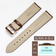 Correa de reloj original SMVP Caquero de vaca de doble cara 3886/5914/5845/3851 Pulsera de parejas masculinas y femeninas 15/20m A1 Hilo blanco marrón + Pon de oro Hebilla de 15 mm