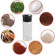 Meikejie seasoning jar plastic sprinkling bottle salt shaker seasoning bottle set pepper grinder salt MSG bottle seasoning bottle 100ml 3 pack hard version