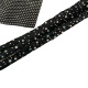 Frauen dünne schwarze INS -Tanzsocken Netz Promi -Buchstaben Fishnet Strumpfchen Diamant Weiß JK Strumpfhose 1049 Mesh Diamond Black M.