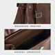 Charles/Keith25 Осень Новый продукт Большая емкость Retro Commuter Knot рюкзак CK2-60671790 Стабильный кофе Brown M