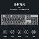 罗技（Logitech）K845有线机械键盘青红茶轴 办公打字游戏透明键帽台式机 K845+霜冻之蓝键帽 红轴 x 否 x 104键