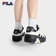 Zapatos de mujer Fila Fila Fila, zapatos de huevo de Yang Mi, zapatos deportivos, 2025 Autumn Nuevos zapatos blancos casuales y versátiles, leche blanca/negra 37.5