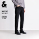 JACK&JONES 25-year men's autumn and winter jeans men's 903 straight graphene warm pants black micro-elastic denim men's pants A16 dark gray denim 31 175 W31/L30