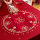 
Three-equivalent tiger red festive embroidery, Baifu is made by the bride, a blessing mat, a wedding mat, a woman is getting married, a wedding preparation product, a gold-edged mat, a gold-edged embroidery, a gold-edged embroidery, 9898c