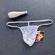 Slutty gay men's lace transparent thong sexy lace underwear single underwear confidential delivery black 100-170Jin Jin equals 0.5kg inner wear