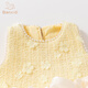 
Banxidi girls' dress autumn 2025 new fashionable baby princess dress one year old dress spring and autumn children's mesh skirt yellow 100
