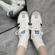 阿迪达斯 （adidas）OriginalsSambaOG经典百搭休闲鞋白色铁灰灰色官方正品 白绿IH4882 36