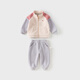 David Bella girls anti-static trousers suit autumn boys polar fleece jacket two-piece set
