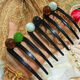 The new Chinese-style retro U-shaped ball head three-tooth comb hairpin for the back of the head is a two-piece set recommended by the store manager.