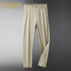 TARIDEAN high-end ice silk casual pants for men's summer thin 2025 new loose straight business suit pants breathable blue 5009 40
