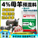 East China 4 ewe premix breeding sheep breeding ewe improves estrus and lactation to prevent postpartum paralysis sheep feed 10 free 1-pack 11 bags of ewe feed