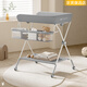 
ABCMOKOO Diaper Table Baby Care Table Massage and Touch Multi-function Foldable Storage Newborn Baby Diaper Table MoS Ke Plat Green [Se-SE Basic Style] No-Position