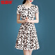 
Hengyuanxiang middle-aged noble ice silk dress for women 2025 new summer short person slim floral skirt 40 to 50 mother suit [ice silk 9904 skirt] 4XL [recommended to wear 150-165]