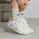 [Exportation vers les ventes domestiques] Mentes et femmes à la mode de la même qualité rétro de style rétro jaune chaussures de formation morale sond