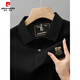 Pier Cardin Pure Cotton Herren kurzärmelige Polo-Hemd im Sommer Neues High-End-Luxus-Luxus-Stickel-T-Shirt Lose Dad Middle Patch 6626 Military Green 3xL 56 [Vorgeschlagen 180-195 Jin [Jin gleich 0,5 kg]]]