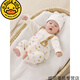 G.Duckkids Baby Onesie Frühlings- und Herbst-Baumwollkonnern Baby Harem Langarmed Crawling Clothes für kleine Kindersäcke Neugeborene Kleidung 13583 [Empfohlen Innenräume 20-27] 73 cm 73 (Empfohlen Juni bis 14.-17. September Jin [Jin gleich 0,5 kg]))