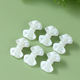 ins simple super fairy temperament bow hair clip gentle sweet girl heart bangs clip side clip Japanese and Korean headdress Pearl white bow hair clip 6 pieces