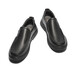 Senda casual leather shoes men's cowhide soft-surface slip-on slip-on slip-ons business formal shoes JDZ03DM4 black 41