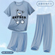 Ultraman 2025 Neuer Ultraman-Jungen Pyjamas Modal MODAL SET SEIL SOME ICE SEIM Dünnstil Kinder-Klimaanzug [Drei-teiliger Set] ST-12347 Nezha AO Bing 165 s Größe Empfohlener Höhe 140-152 cm. Gewicht 6