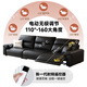 DDC Italienisch minimalistische Ledersofa 2,91 m plus drei Personen (Null gegen die Wand und heben Sie die Beine zweifunktionen) 9227Y-33 an