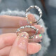 2025 small fresh opening adjustable female twist twist index finger ring plain ring high-end light luxury niche ring twist twist ring